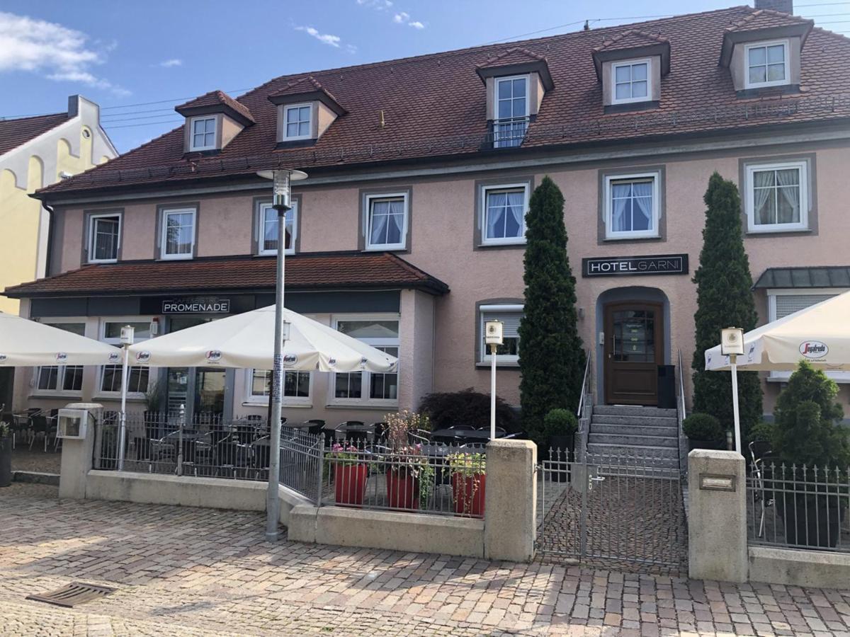 Hotel Garni Promenade Weißenhorn Exteriör bild